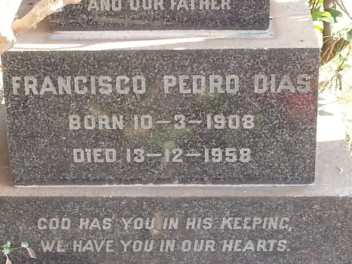 DIAS Francisco Pedro 1908-1958