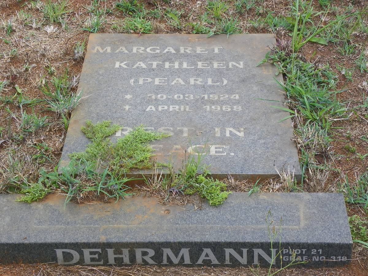 DEHRMANN Margaret Kathleen 1924-1968