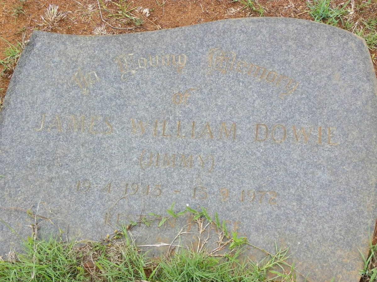 DOWIE James William 1945-1972