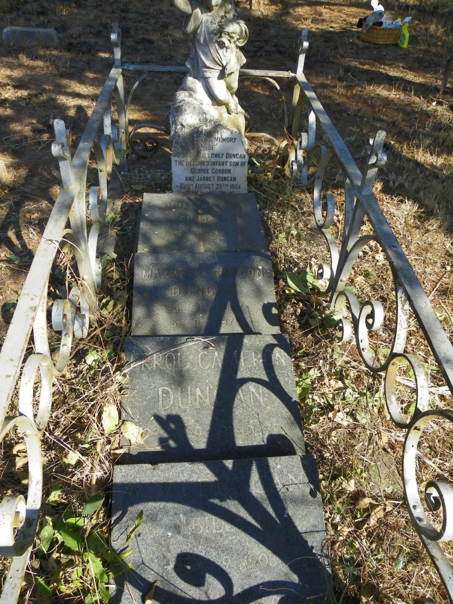 1. DUNCAN family grave