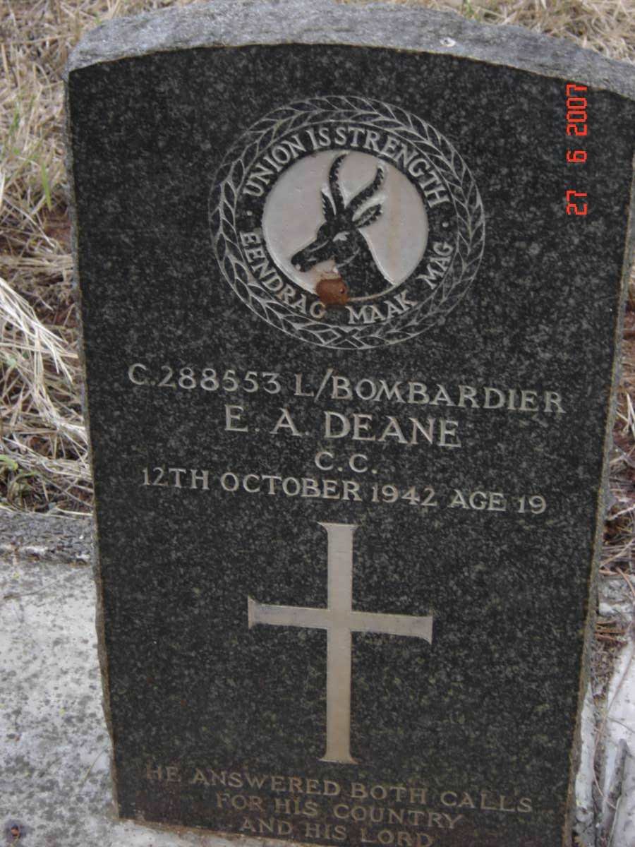 DEANE E.A. -1942