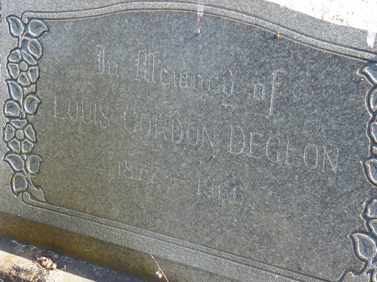 DEGLON Louis Gordon 1877-1966