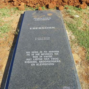 EBERSOHN Johannes Jacobus 1944-2013