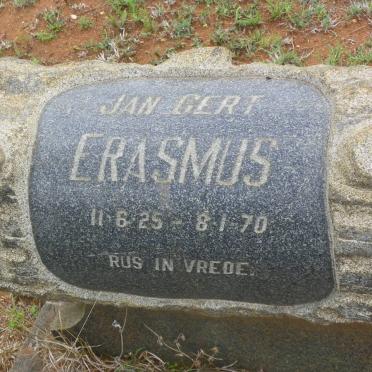 ERASMUS Jan Gert 1925-1970