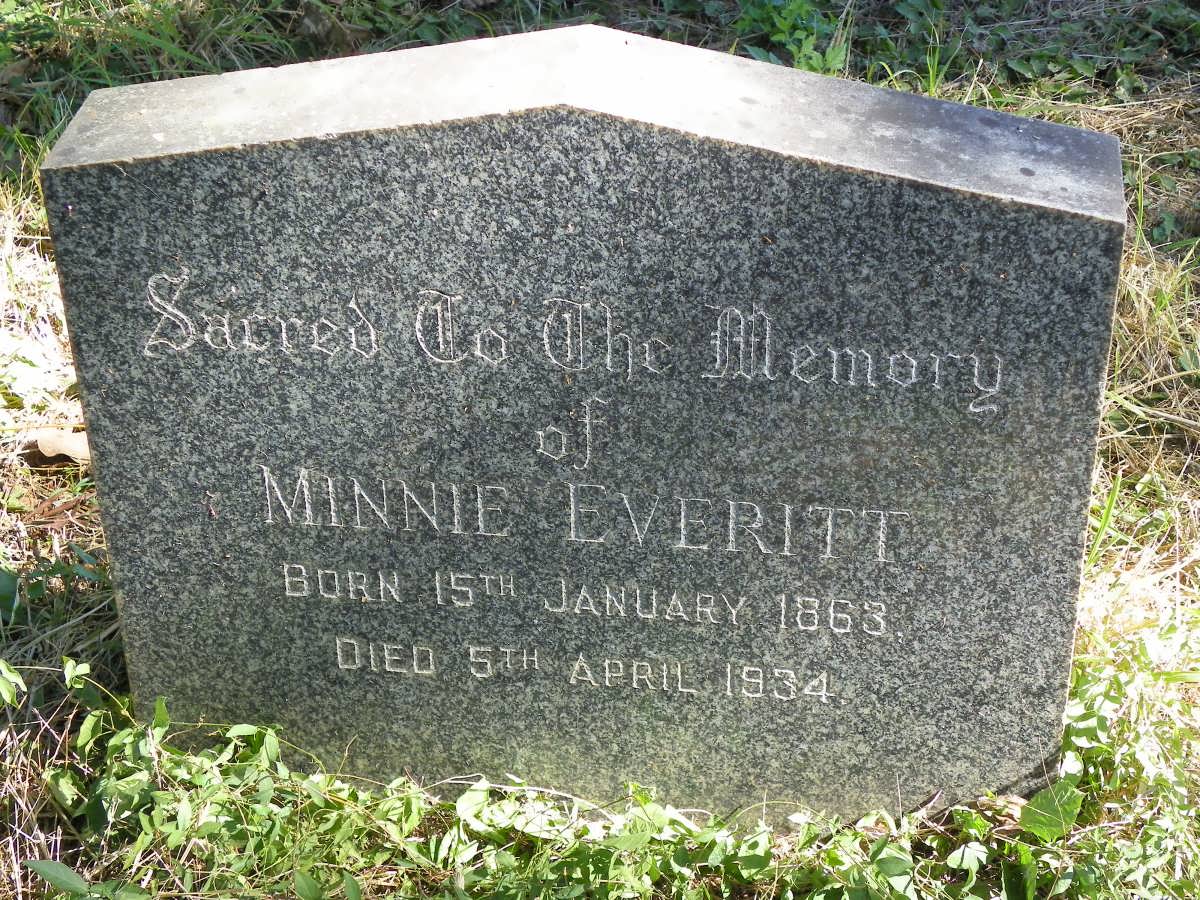 EVERITT Minnie 1863-1934