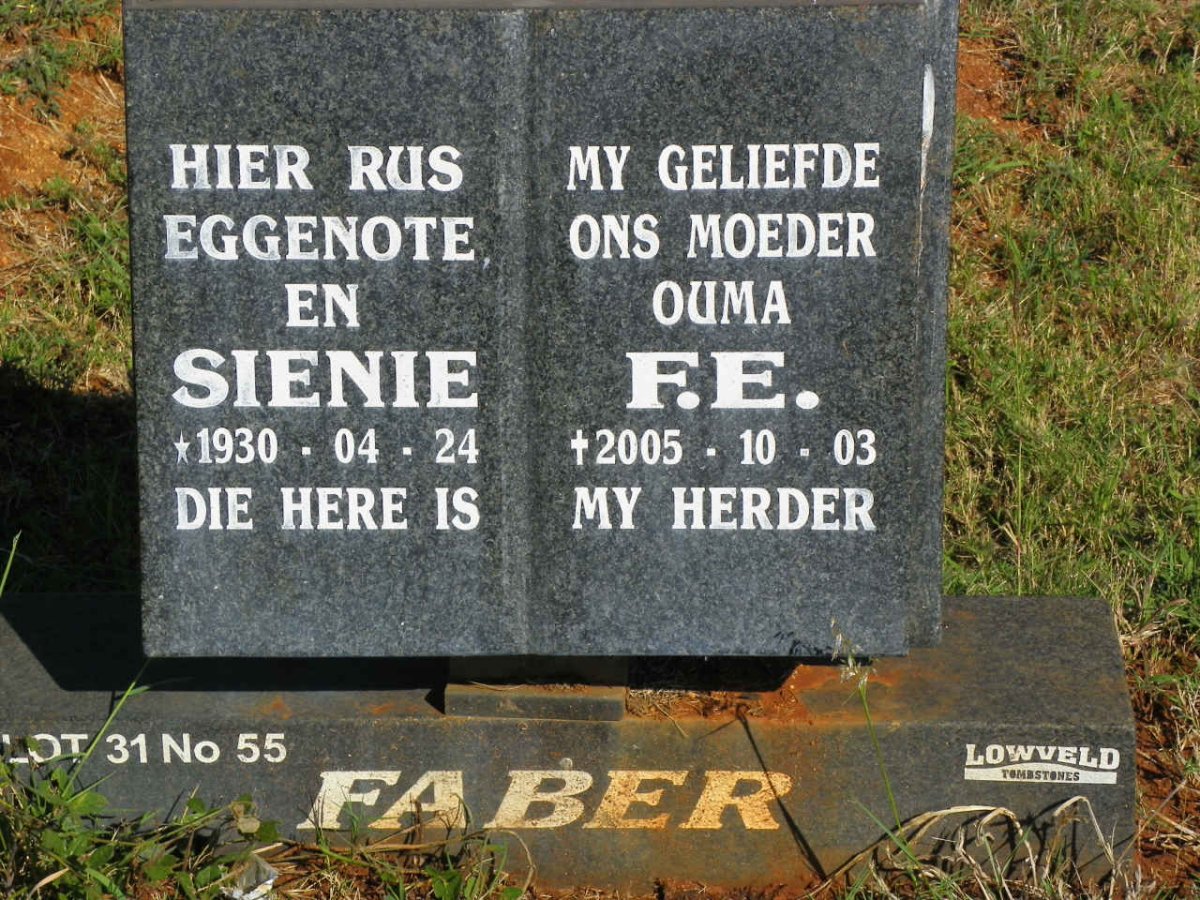 FABER Sienie F.E. 1930-2005