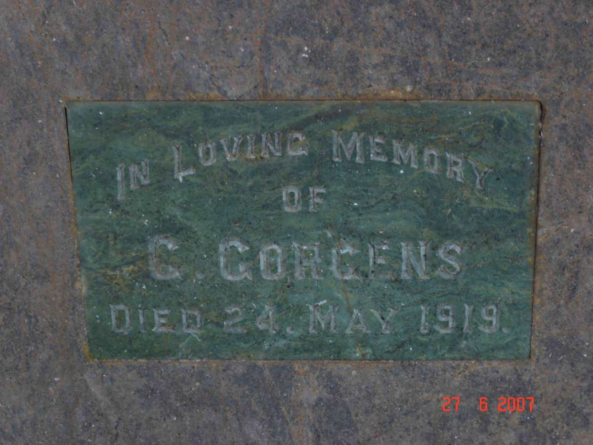 GORGENS G. -1919