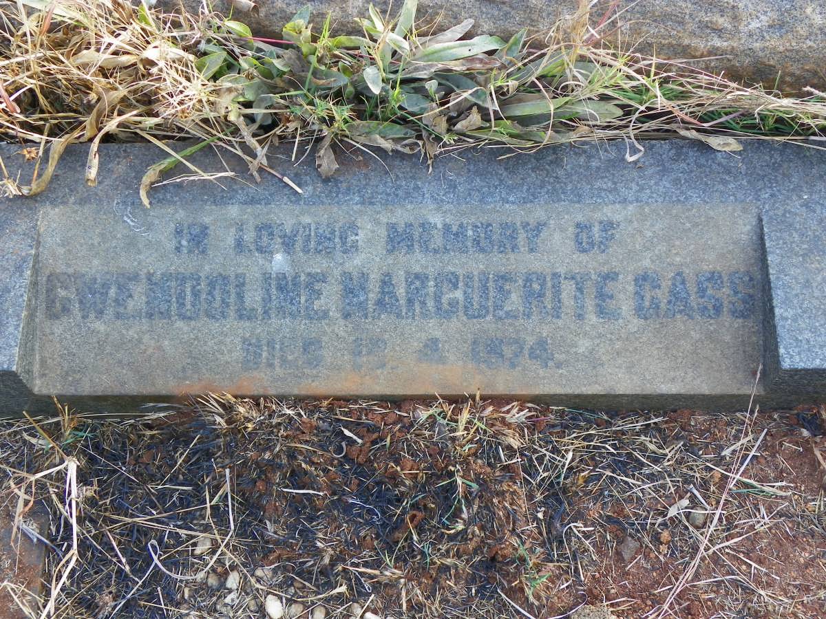 GASS Gwendoline Marguerite -1974