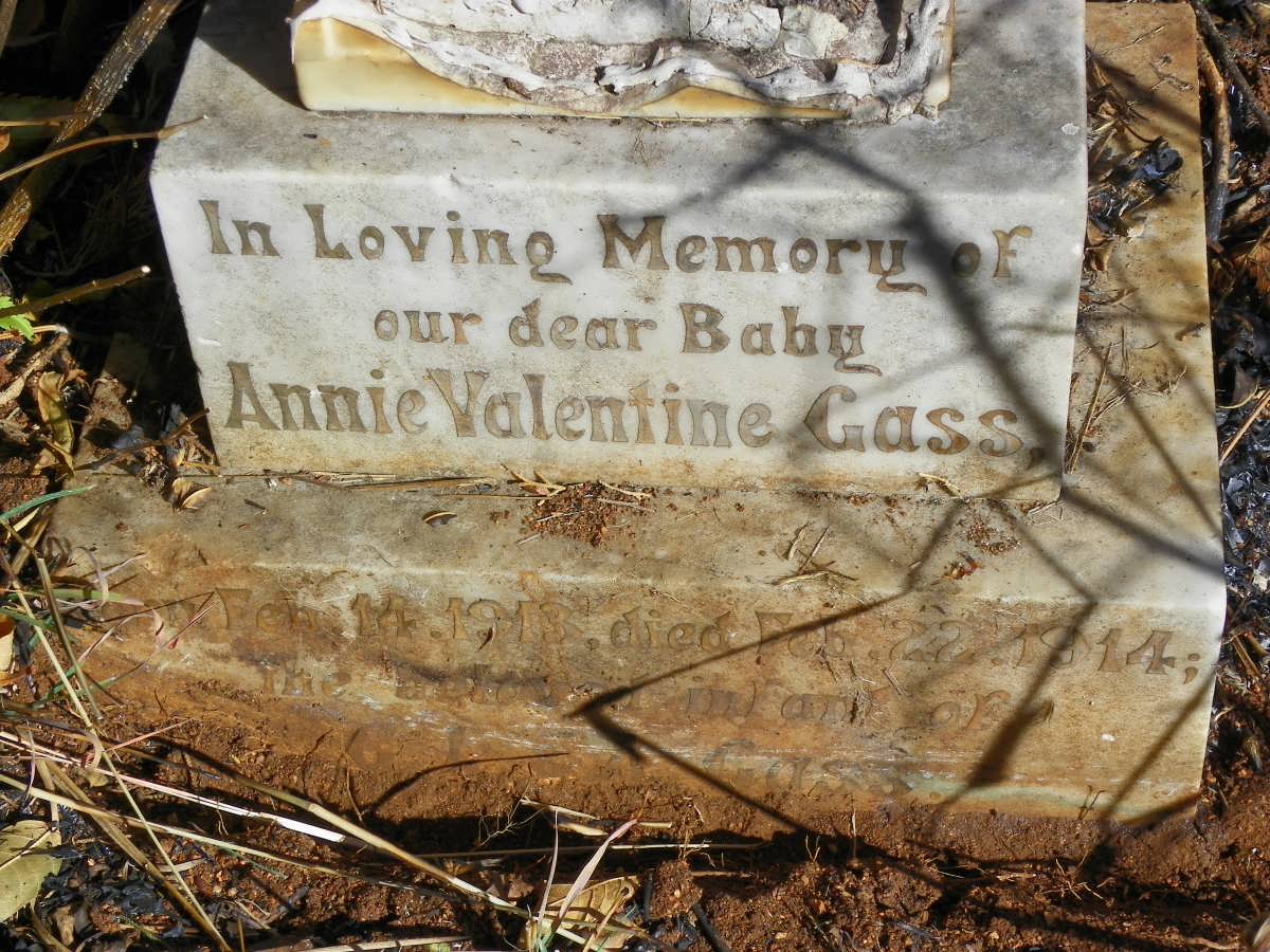 GASS Annie Valentine 1913-1914
