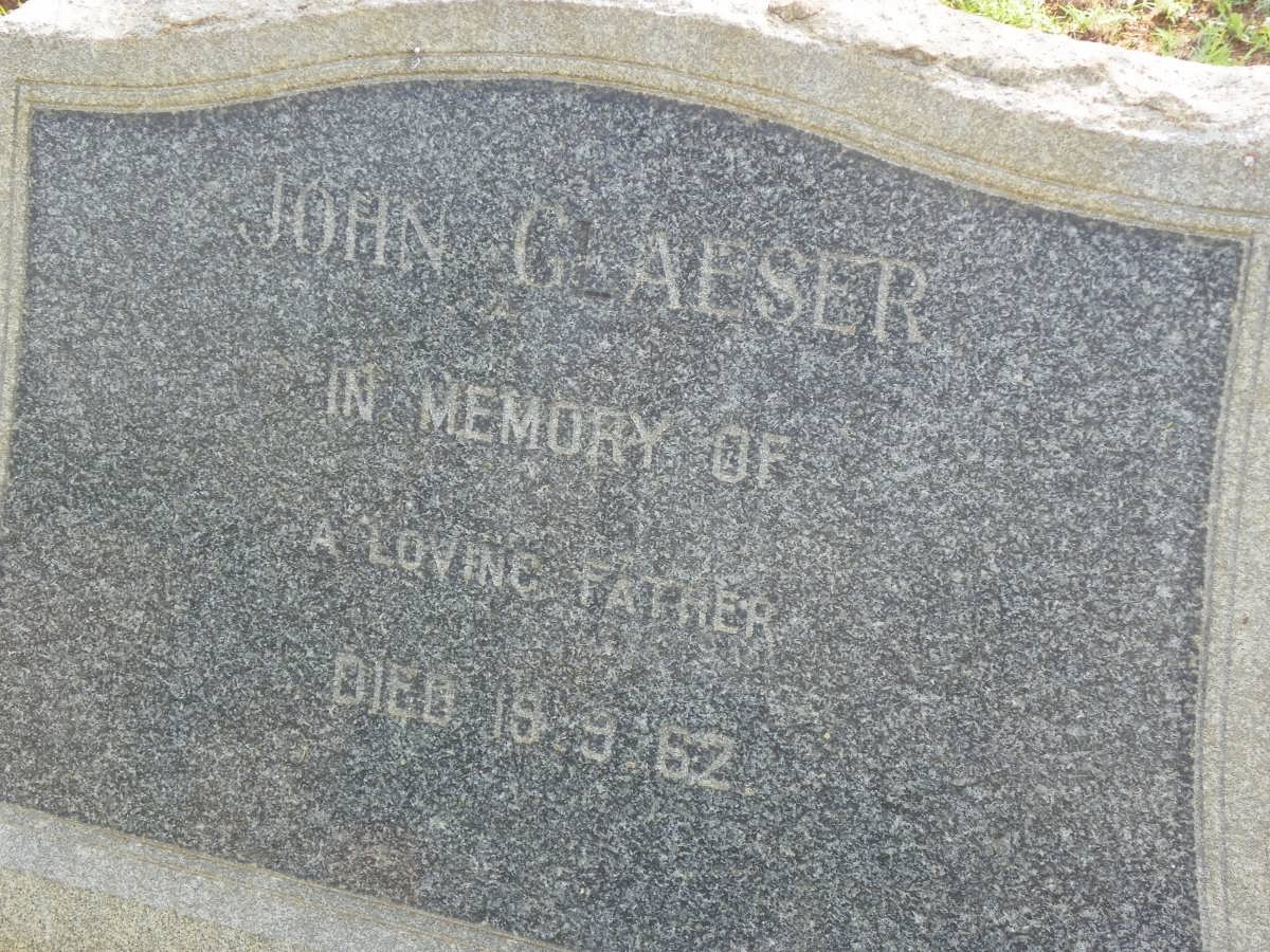 GLAESER John -1962