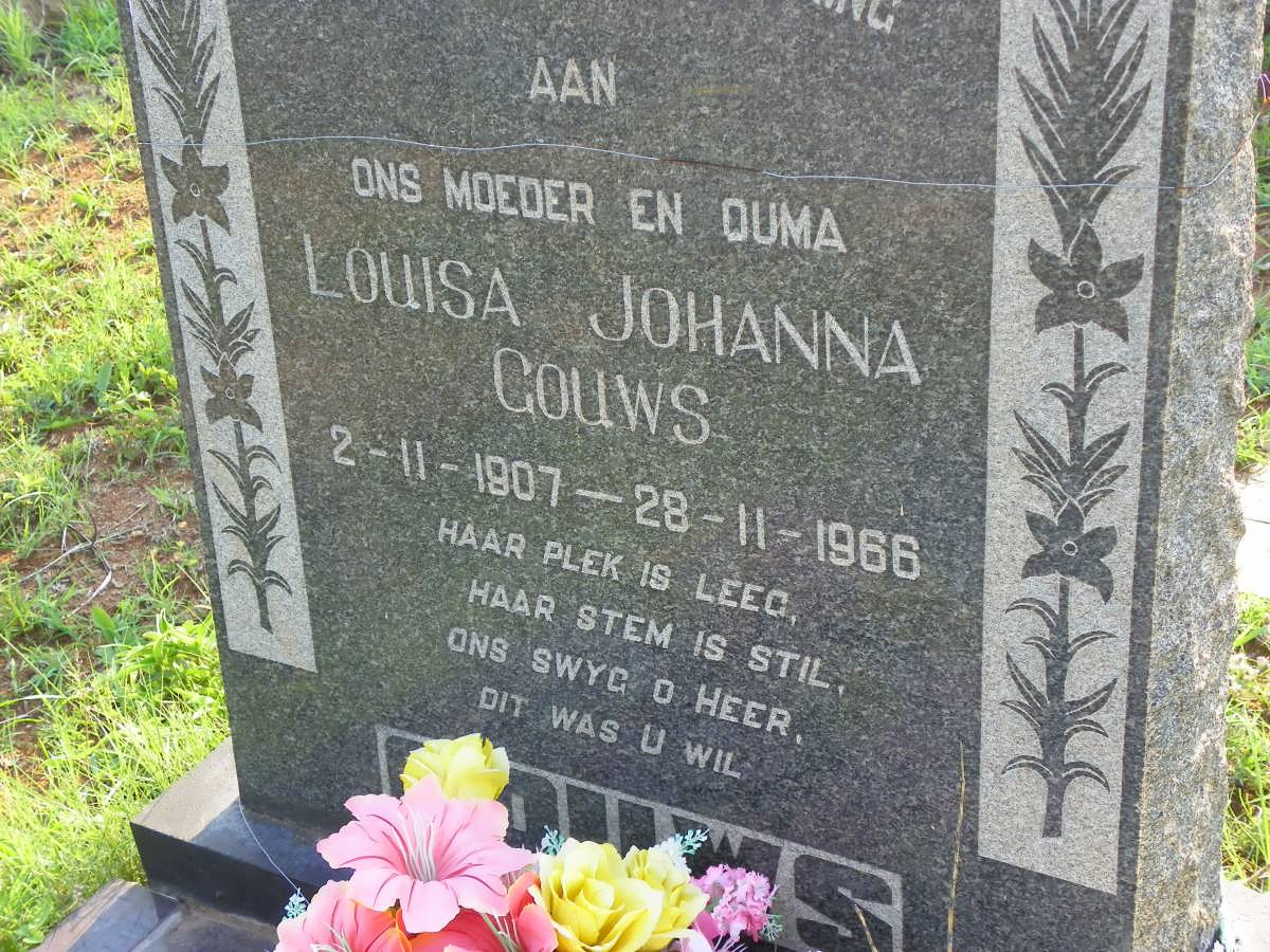 GOUWS Louisa Johanna 1907-1966