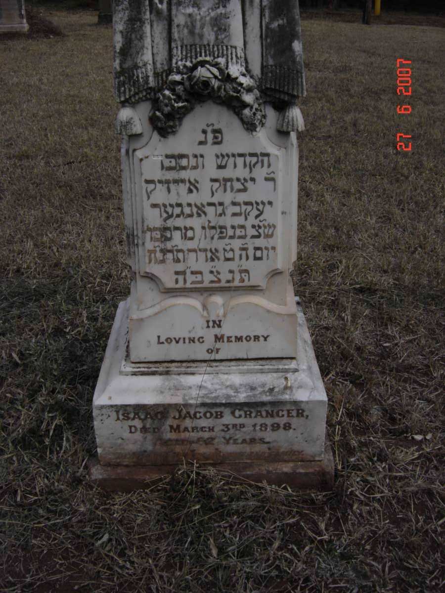 GRANGER Isaac Jacob  -1898
