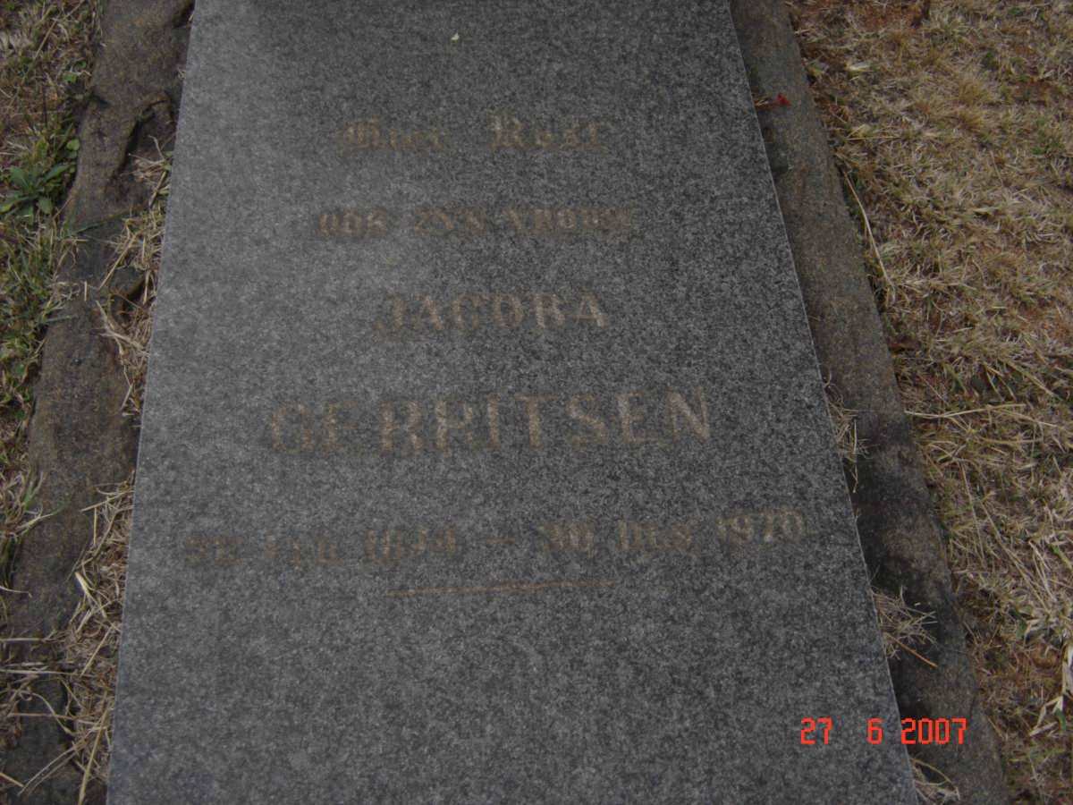 GERRITSEN Jacoba 1874-1970