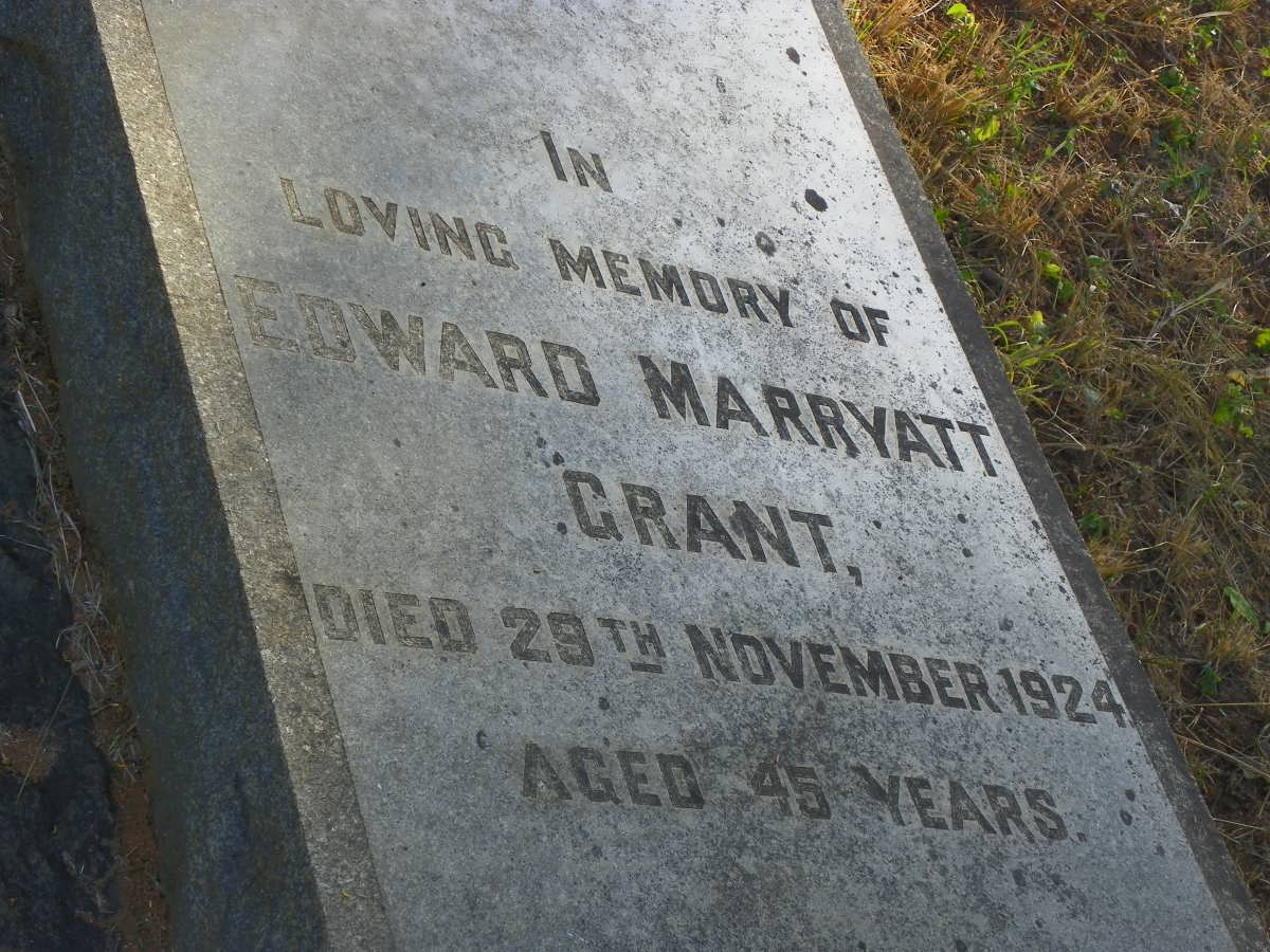 GRANT Edward Marryatt -1924