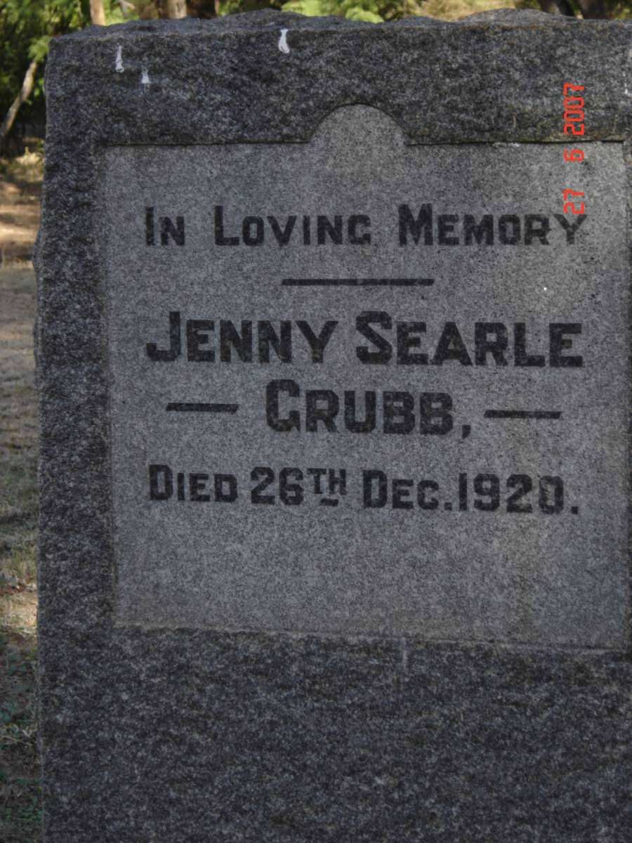 GRUBB Jenny Searle -1920