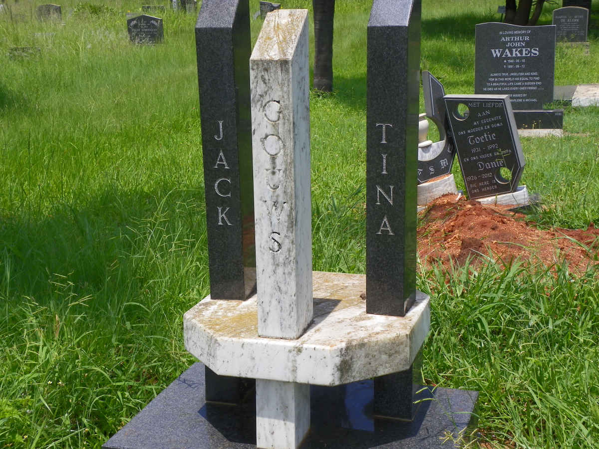 GOUWS Jack 192?-1999 & Tina 1933-1992