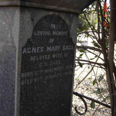 GASS Agnes Mary  1852-1903