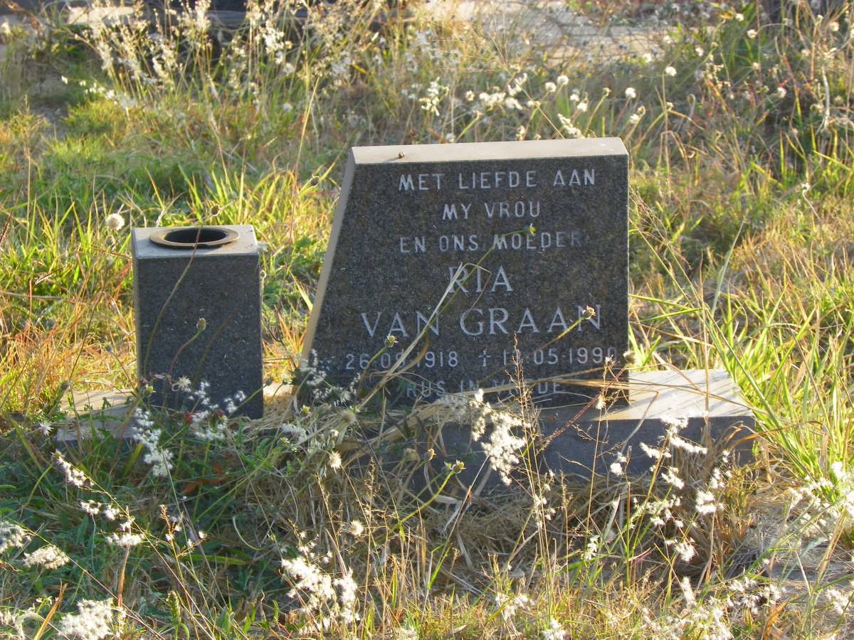 GRAAN Ria, van 1918-1990