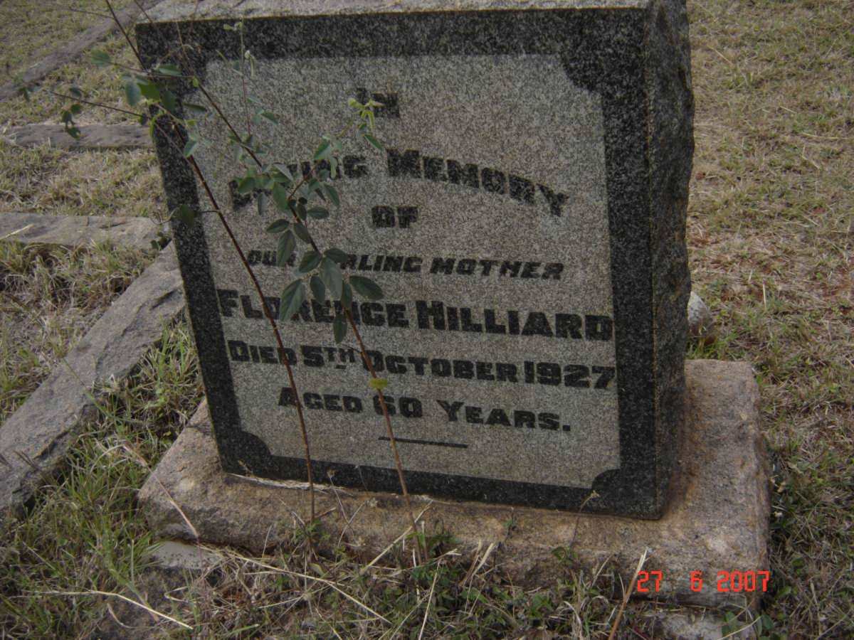 HILLIARD Florence  -1927
