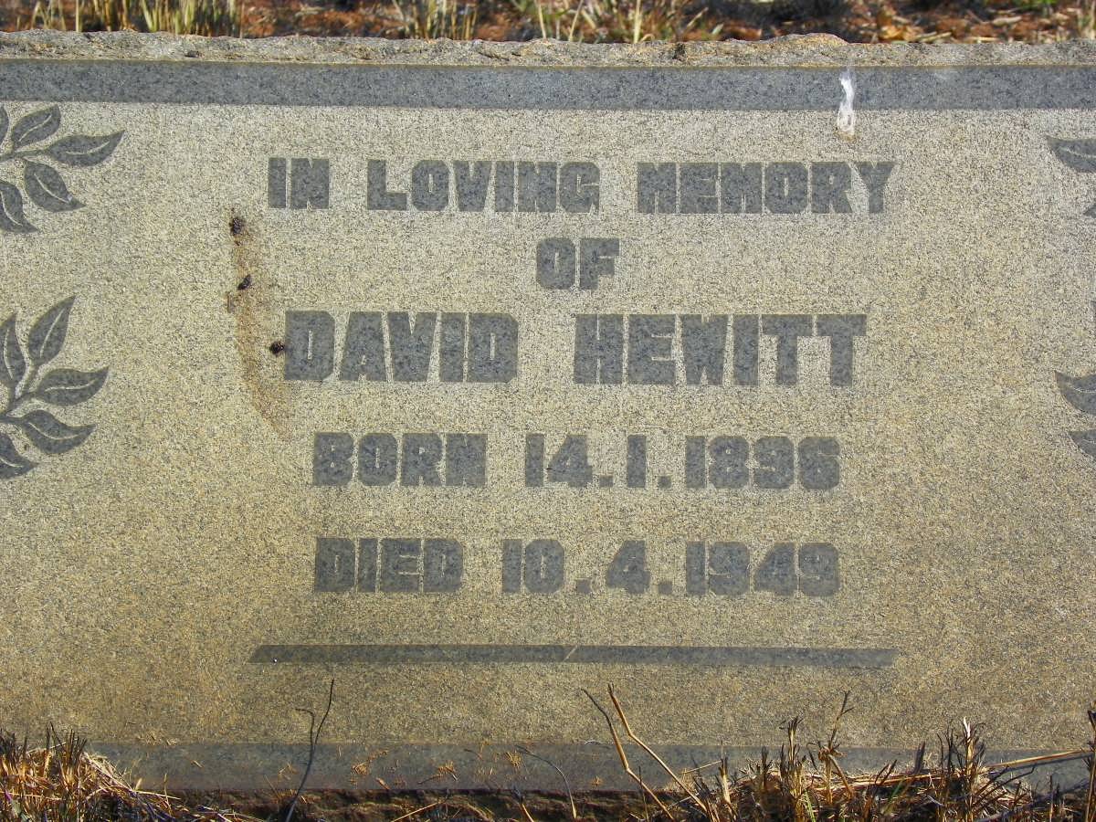 HEWITT David 1896-1949