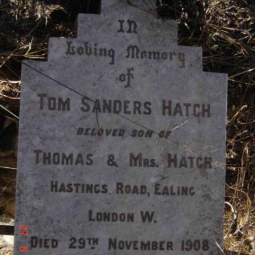 HATCH Tom Sanders -1908