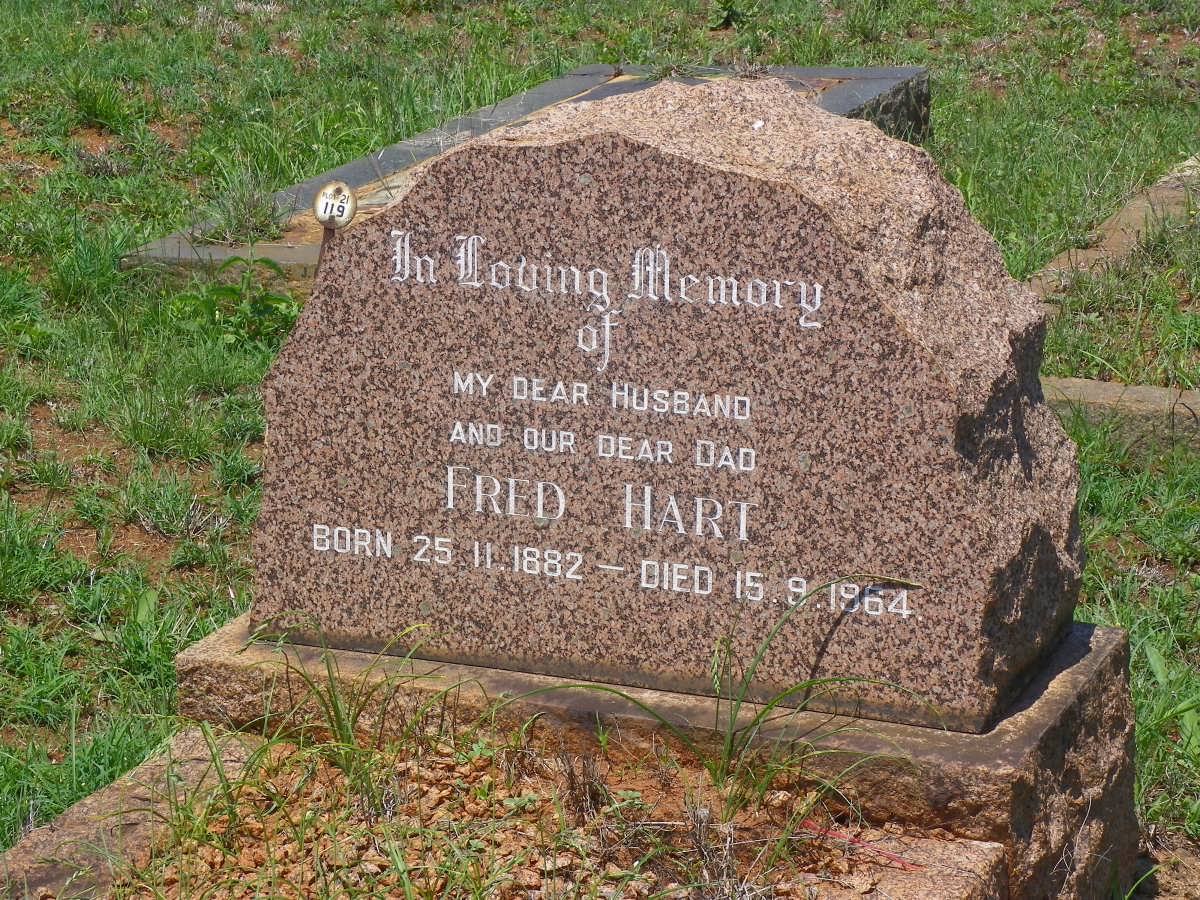 HART Fred 1882-1964