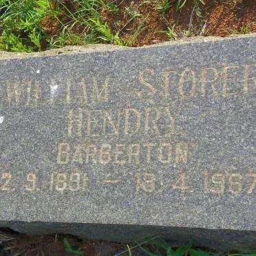 HENDRY William Storer 1891-1967