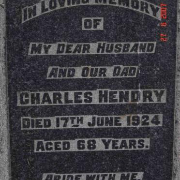 HENDRY Charles -1924