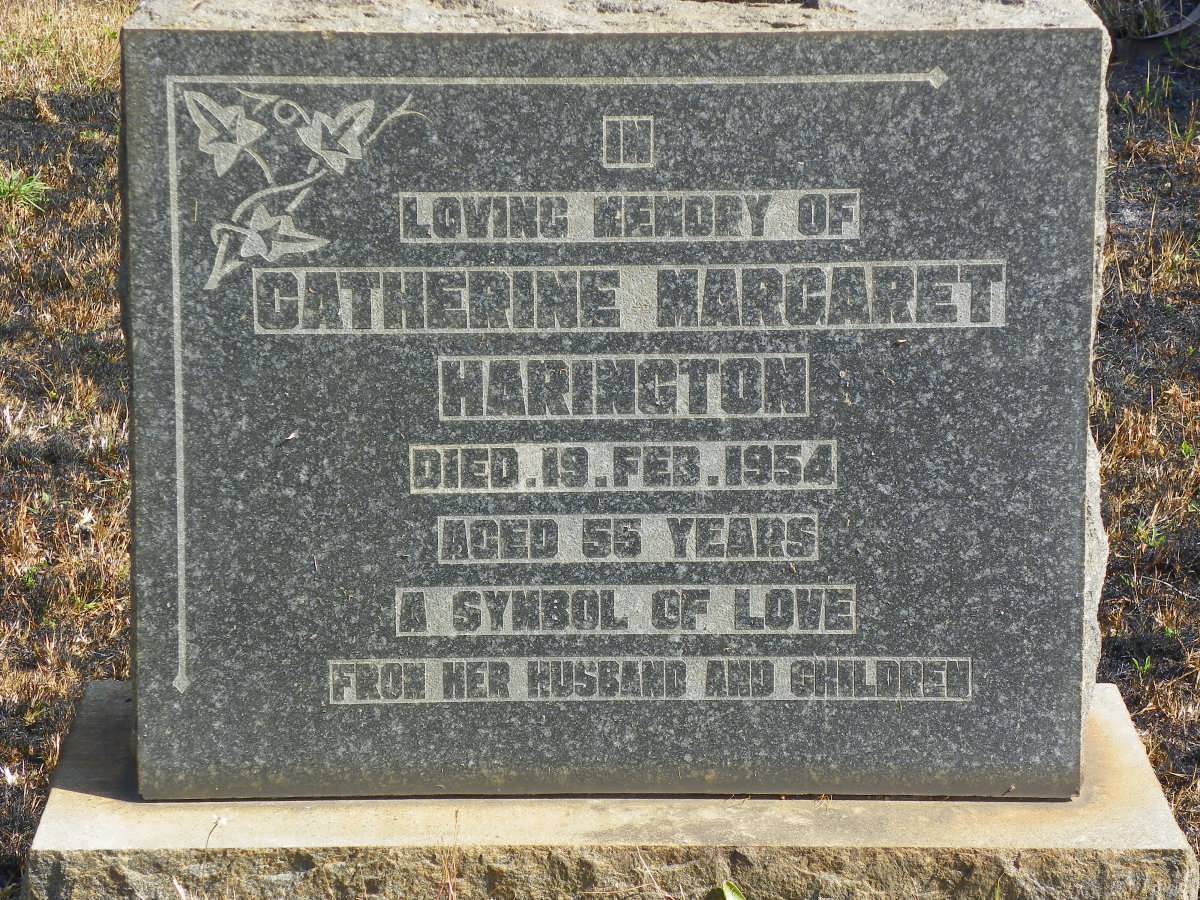 HARINGTON Catherine Margaret -1954