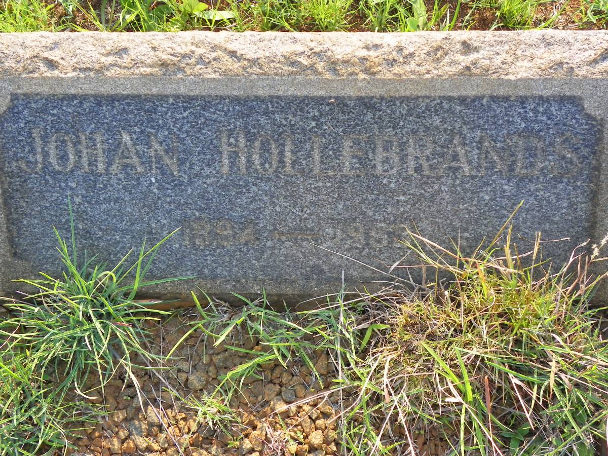 HOLLEBRANDS Johan 1894-1963