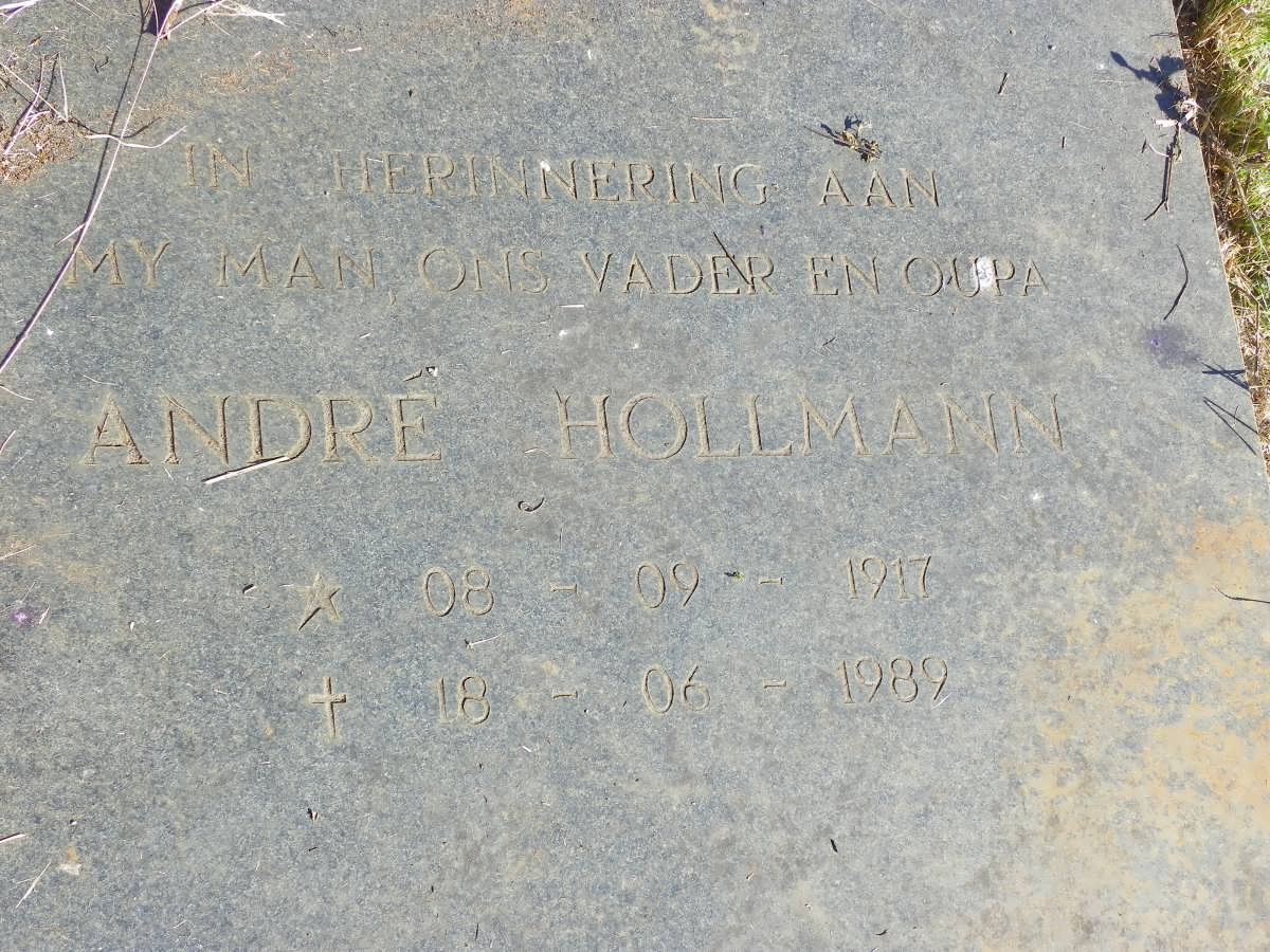 HOLLMANN Andre 1917-1989