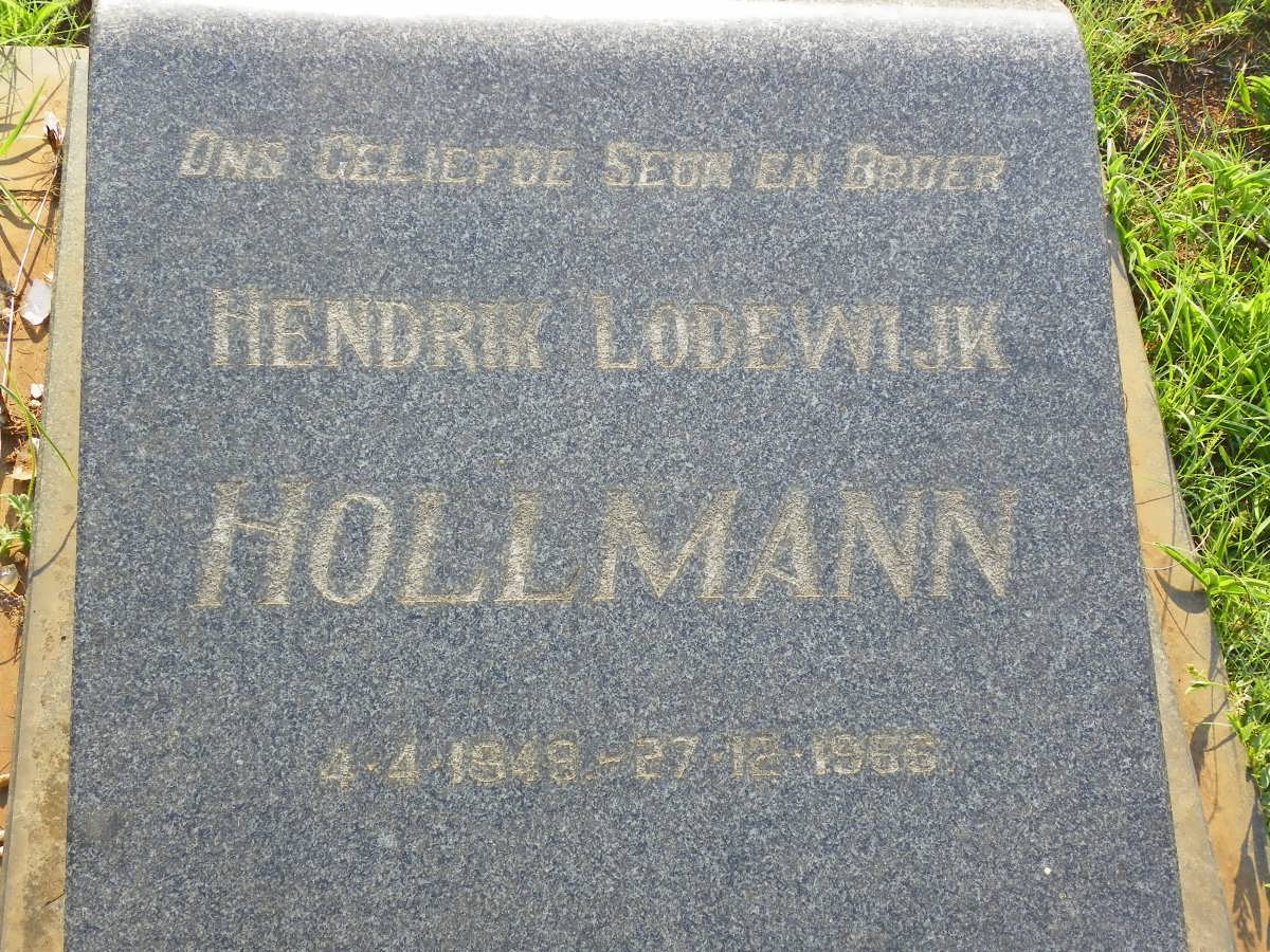 HOLLMANN Hendrik Lodewijk 1949-1956