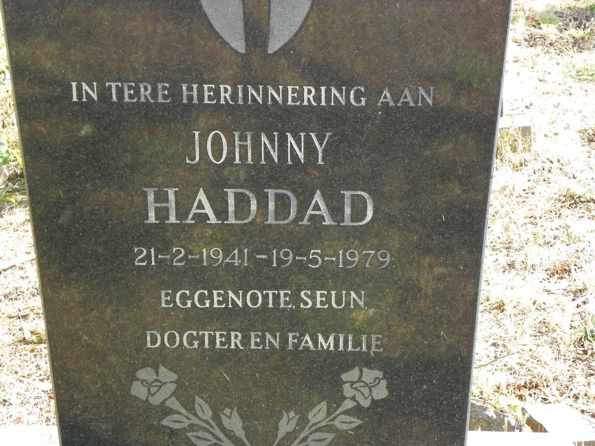 HADDAD Johnny 1941-1979
