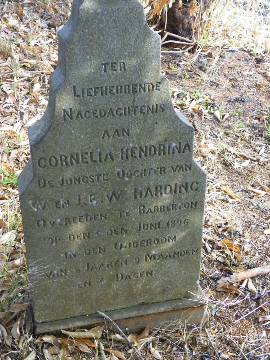 HARDING Cornelia Hendrina -1896