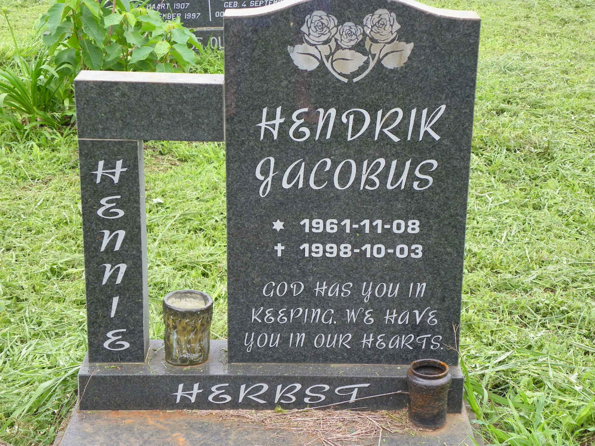 HERBST Hendrik Jacobus 1961-1998