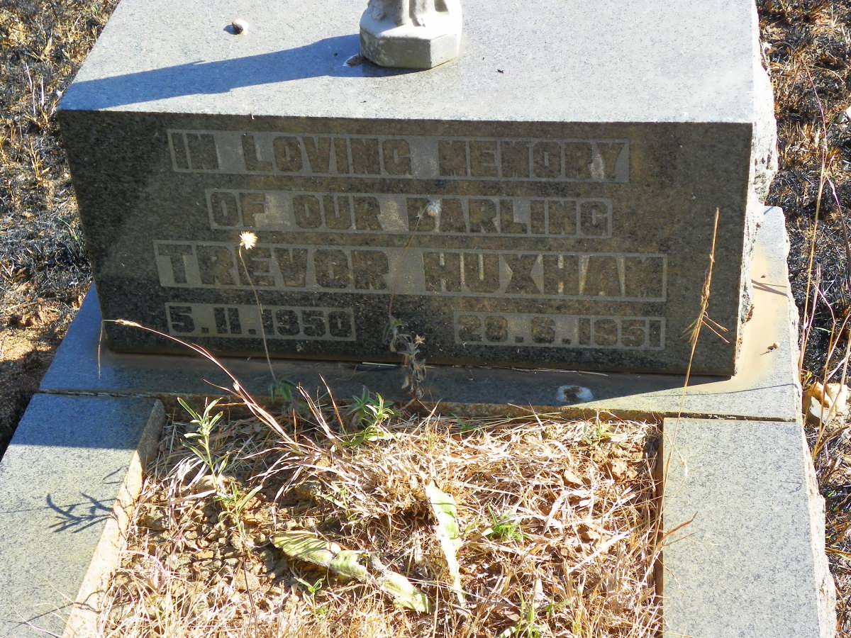 HUXHAM Trevor 1950-1951