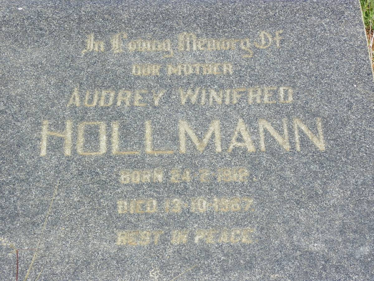 HOLLMANN Audrey Winifred 1912-1967