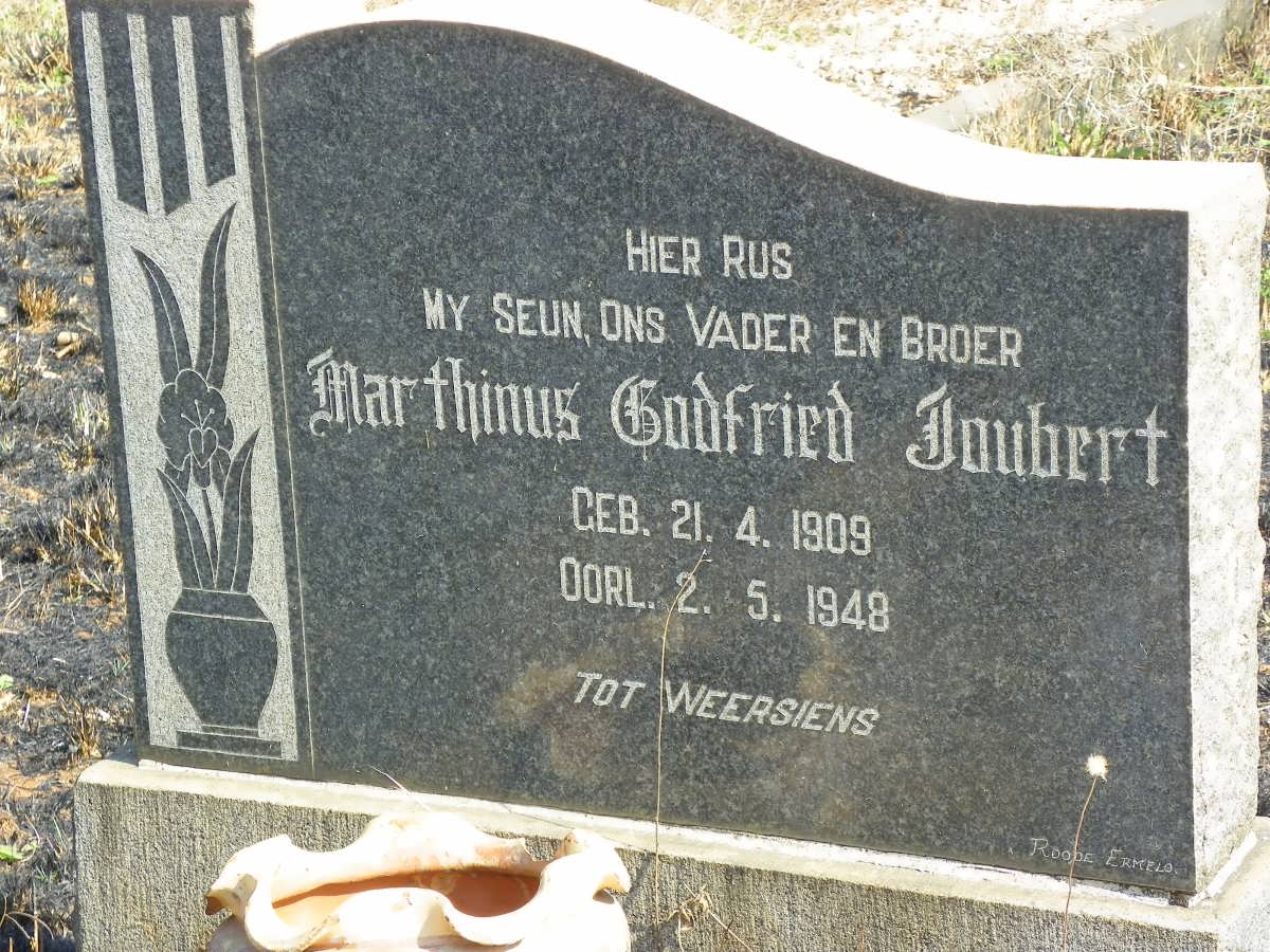 JOUBERT Marthinus Godfried 1909-1948