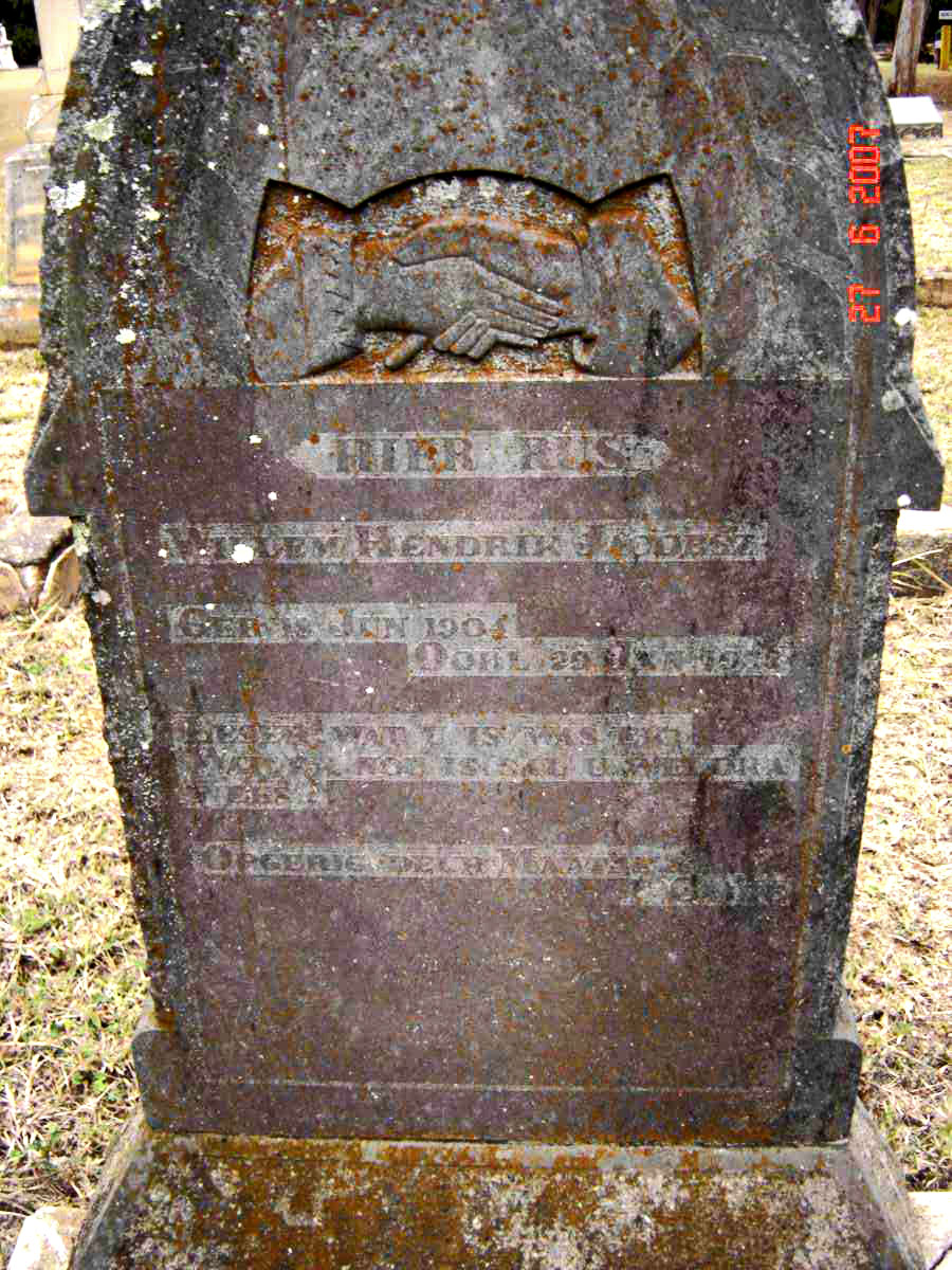 JACOBSZ  Willem Hendrik 1904-1932