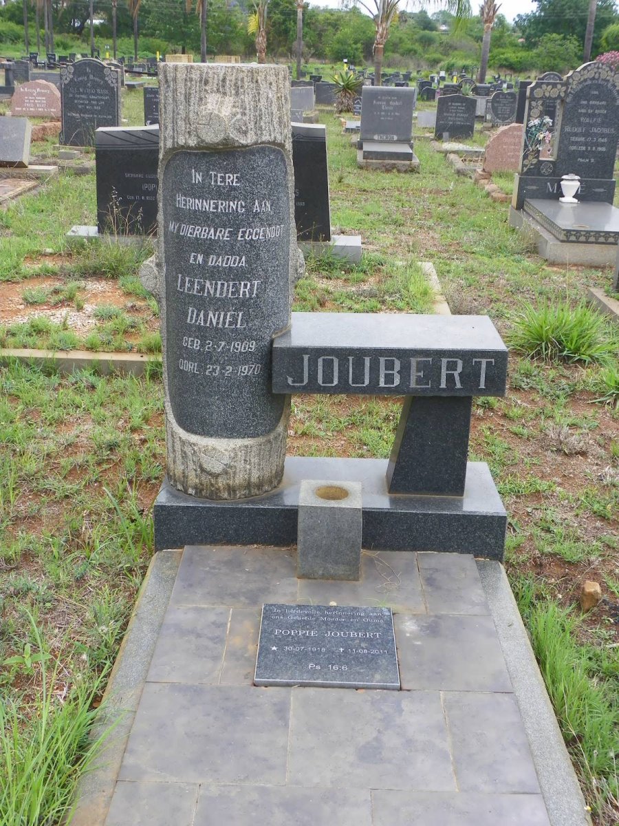 JOUBERT Leendert Daniel 1909-1970 & Poppie 1918-2011 _1