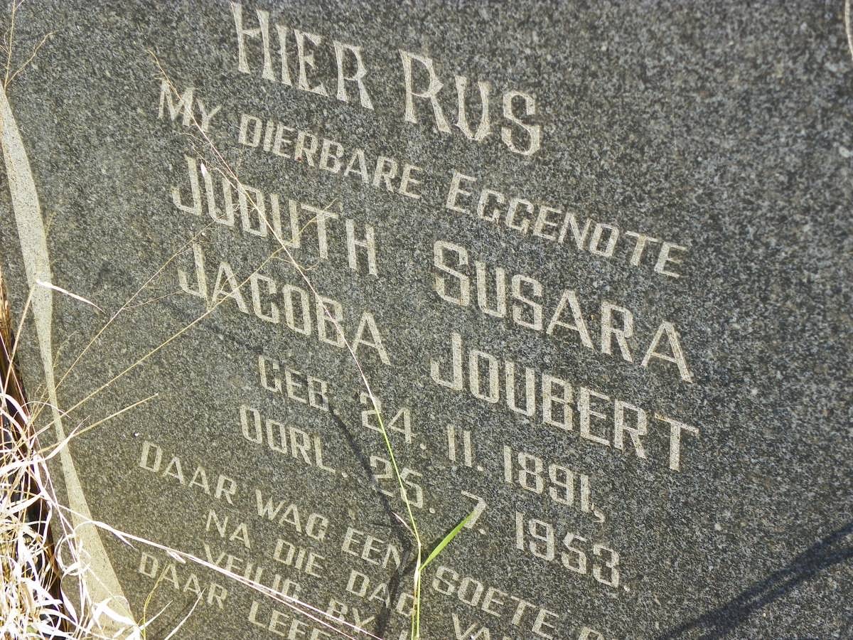 JOUBERT Juduth Susara Jacoba 1891-1953