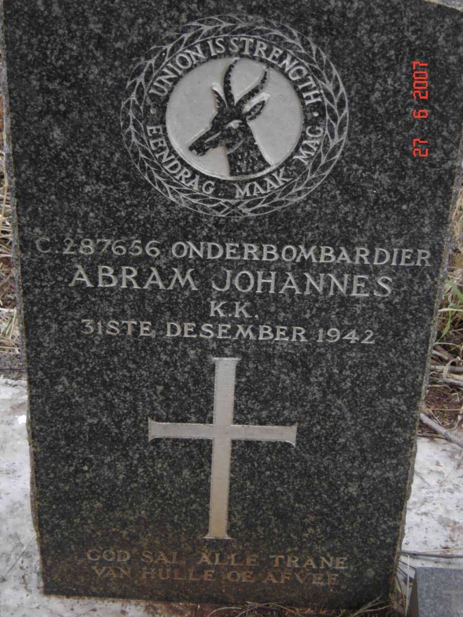 JOHANNES Abram  -1942