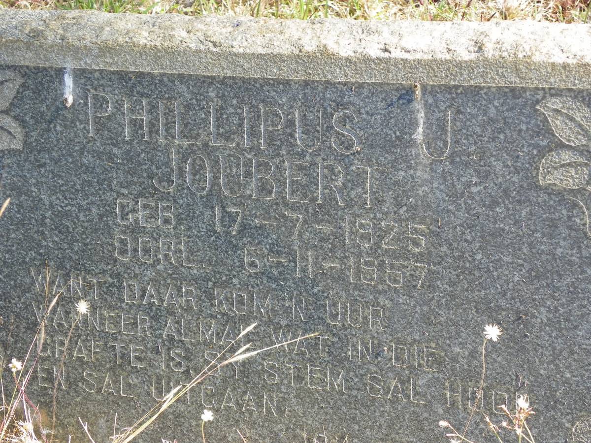 JOUBERT Phillipus J. 1925-1957
