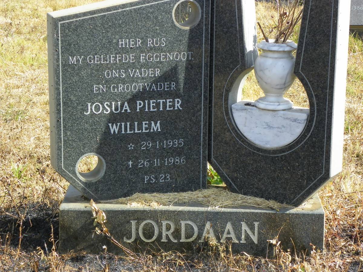 JORDAAN Josua Pieter Willem 1935-1986