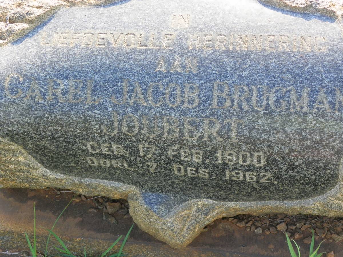 JOUBERT Carel Jacob Brugman 1900-1962