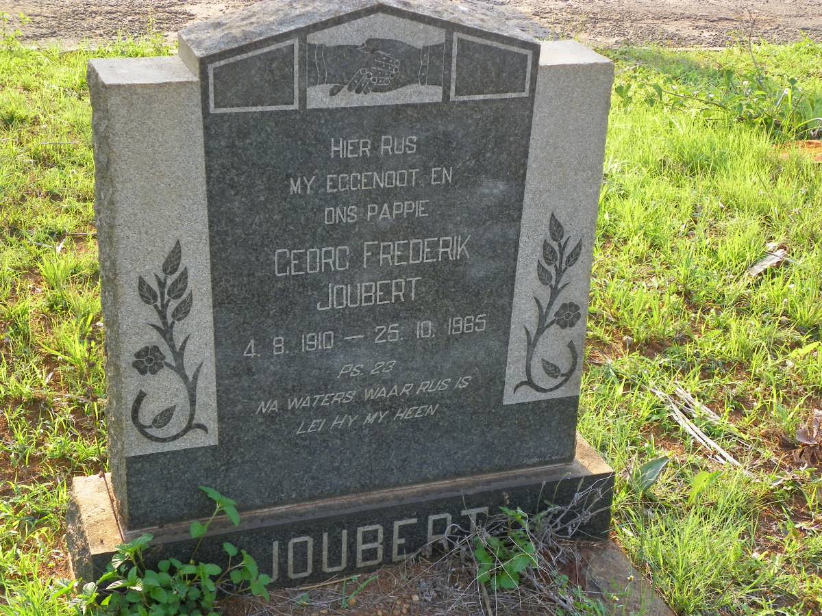 JOUBERT Georg Frederik 1910-1965