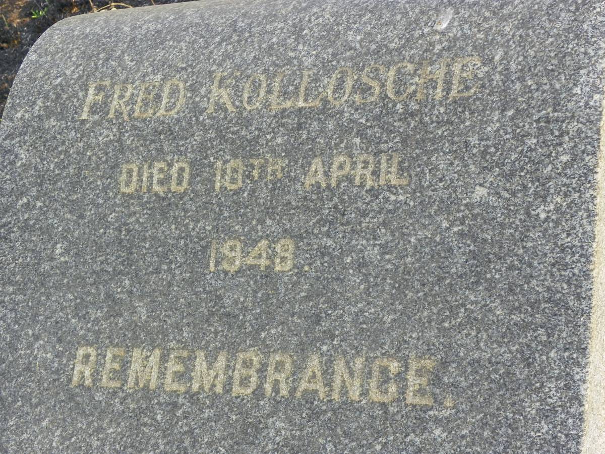 KOLLOSCHE Fred -1948