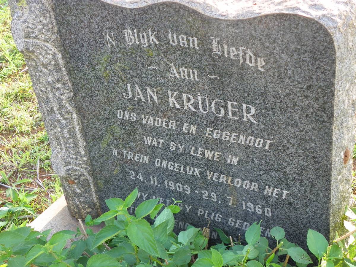 KRUGER Jan 1909-1960