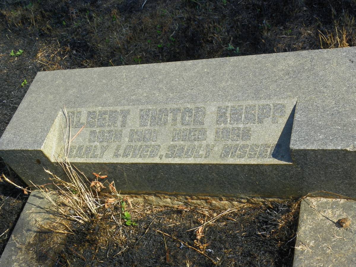 KNAPP Albert Victor 1901-1956