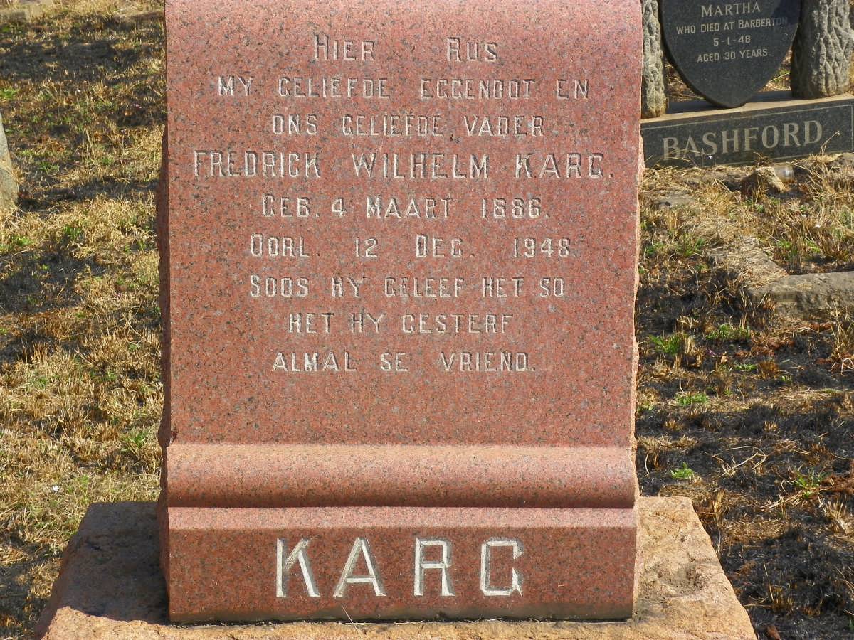 KARG Fredrick Wilhelm 1886-1948